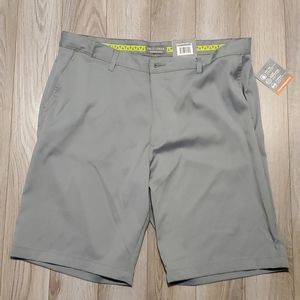Men's gray performance golf shorts by Falls Creek